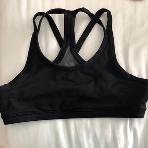 Black Ivivvia/lululemon kids sports bra